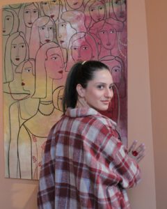 Меня зовут Ирина Яковлева (Ирэн). Я родилась 26 августа 1994 года во Владикавказе. В 2009 г. окончила Детскую художественную школу им. С. Тавасиева. С 2010 по 2014 год училась во Владикавказском художественном училище им. А.Джанаева, на отделении дизайна. В 2019 году окончила Факультет Искусств Северо-Осетинского Государственного университета. Ежегодный участник выставки «Молодость Осетии» в Союзе художников. В 2019 году персональная выставка в творческой лаборатории «Портал». В моих работах можно увидеть многочисленные образы женщин, я изображаю их в своей стилистической манере, декоративно-плоскостном решении. Также главную роль играет цветовая гамма и мелкие детали. работаю акрилом на холсте